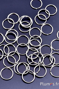 Ring - diam. 5 mm - silbern schwarz